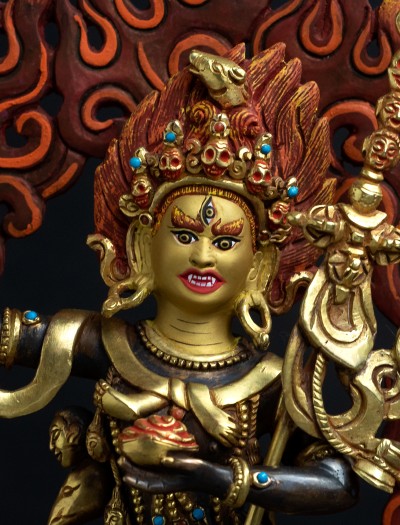 Troma Nagmo- 10 inch 24k Part-gold Two-toned antique