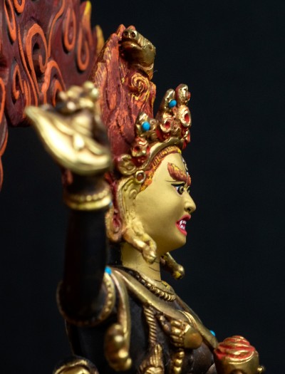 Troma Nagmo- 10 inch 24k Part-gold Two-toned antique