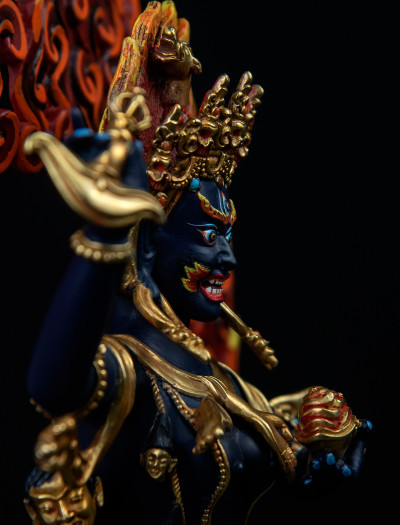 Troma Nagmo- 12 inch 24k Part-gold Two-toned antique Painted (1.4)