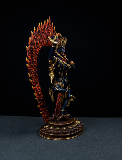 Troma Nagmo- 12 inch 24k Part-gold Two-toned antique Painted (1.4)