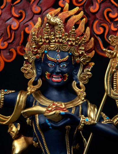 Troma Nagmo- 12 inch 24k Part-gold Two-toned antique Painted (1.4)