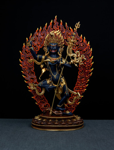 Troma Nagmo- 12 inch 24k Part-gold Two-toned antique Painted (1.2)