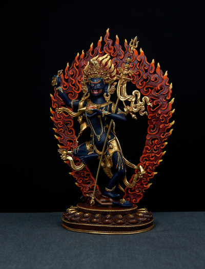 Troma Nagmo- 12 inch 24k Part-gold Two-toned antique Painted (1.2)