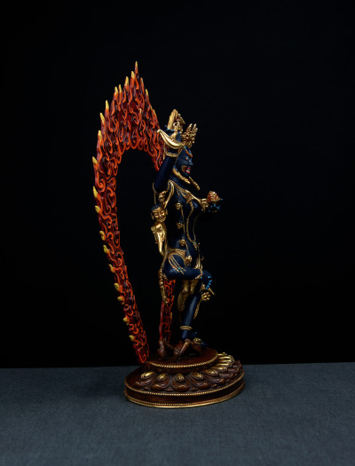 Troma Nagmo- 12 inch 24k Part-gold Two-toned antique Painted (1.2)