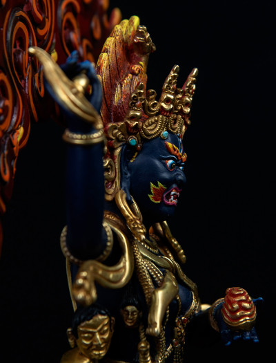 Troma Nagmo- 12 inch 24k Part-gold Two-toned antique Painted (2.3)