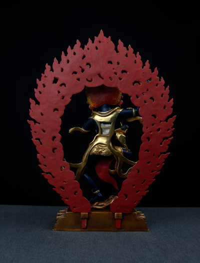 Troma Nagmo- 12 inch 24k Part-gold Two-toned antique Painted (2.3)