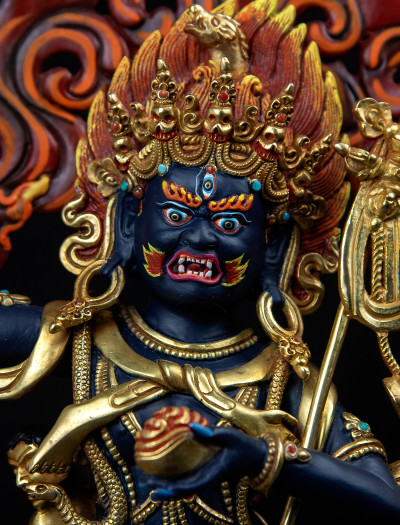 Troma Nagmo- 12 inch 24k Part-gold Two-toned antique Painted (2.3)