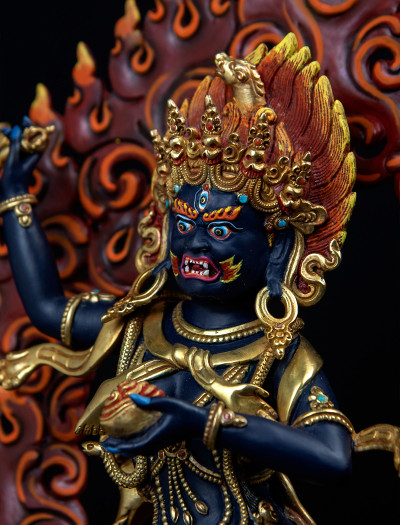 Troma Nagmo- 12 inch 24k Part-gold Two-toned antique Painted (2.3)