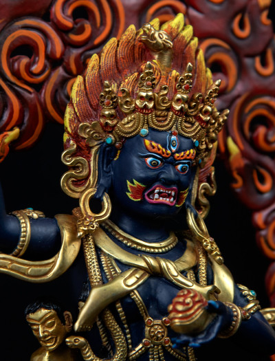 Troma Nagmo- 12 inch 24k Part-gold Two-toned antique Painted (2.3)