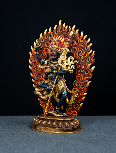 Troma Nagmo- 10 inch 24k Part-gold painted antique