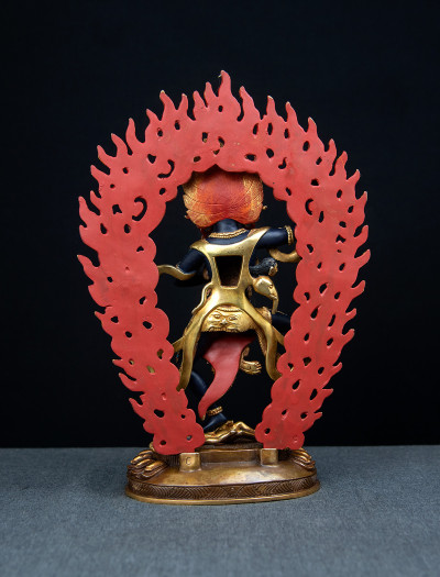 Troma Nagmo- 10 inch 24k Part-gold painted antique