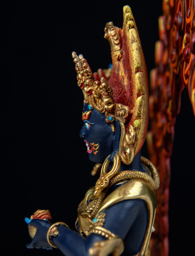Troma Nagmo- 12 inch 24k Part-gold Two-toned antique Painted (2.1)