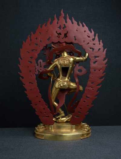 Vajra Varahi- 12 inch 24k Full-gold antique