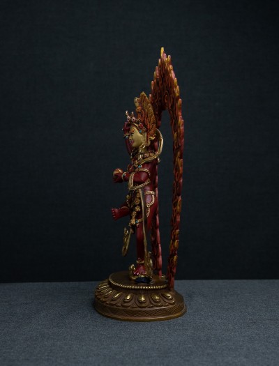 Vajra Varahi- 10 inch 24k Part-Gold Painted