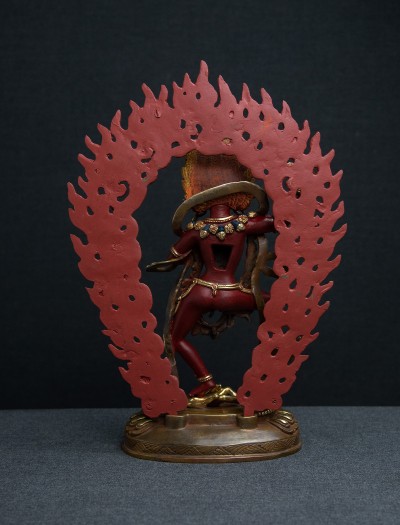 Vajra Varahi- 10 inch 24k Part-Gold Painted