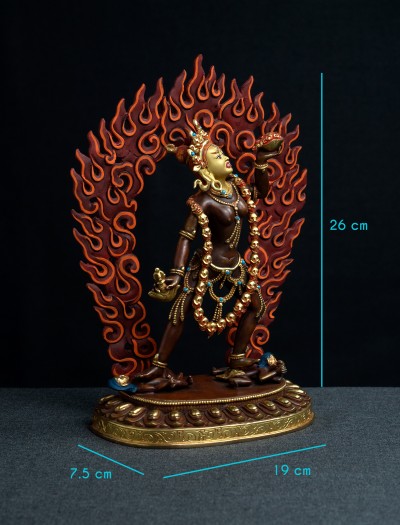Vajra Yogini- 10 inch Part-gold