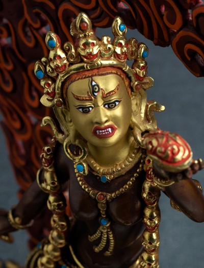 Vajra Yogini- 10 inch Part-gold
