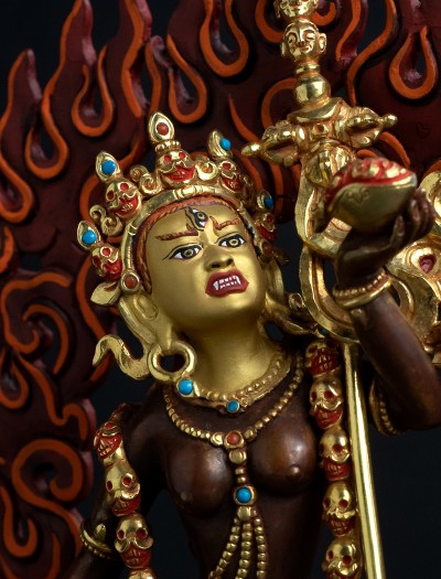 Vajra Yogini- 10 inch Part-gold