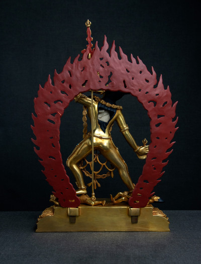Vajrayogini- 13 inch 24k Full-gold antique