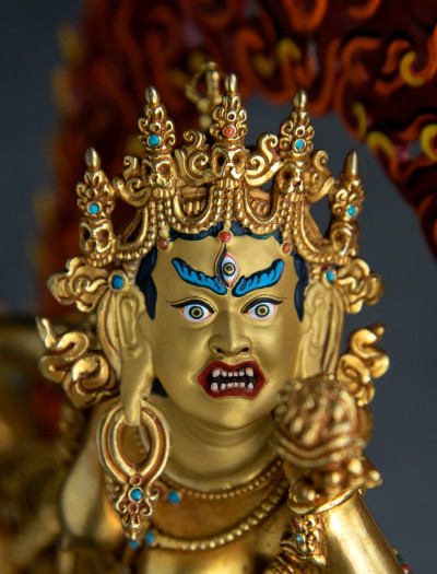 Vajrayogini- 13 inch 24k Full-gold antique