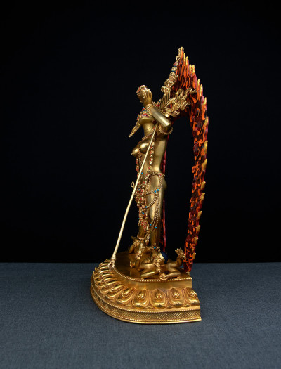 Vajrayogini- 14 inch 24k Full-gold antique