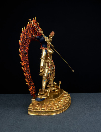 Vajrayogini- 14 inch 24k Full-gold antique