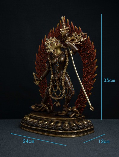 Vajrayogini- 13 inch 24k Part-gold 