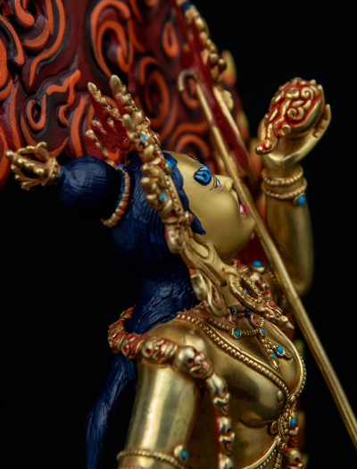 Vajrayogini- 16 inches 24k Full-gold antique