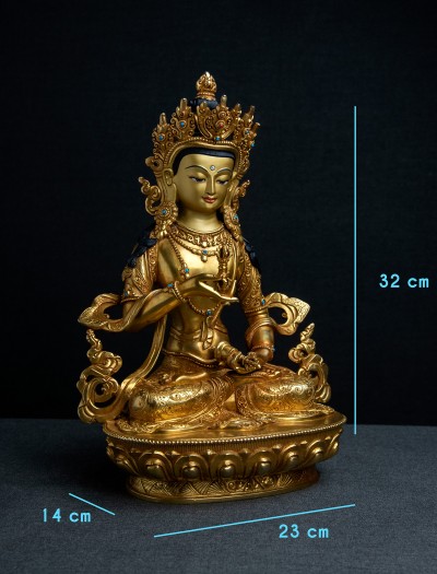 Vajrasattva- 12 inch Full-gold antique (1.1)