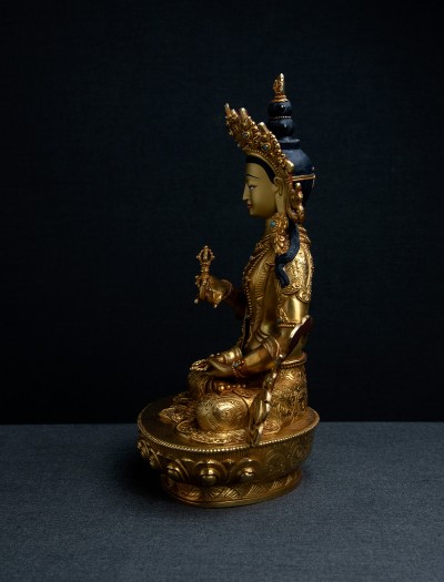 Vajrasattva- 12 inch Full-gold antique (1.1)