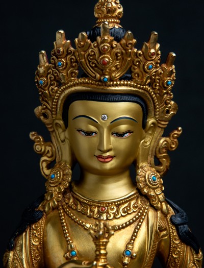 Vajrasattva- 12 inch Full-gold antique (1.1)