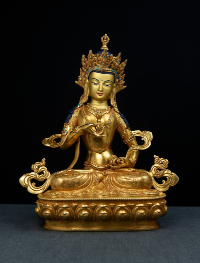Vajrasattva- 13 inch 24k Full-gold antique