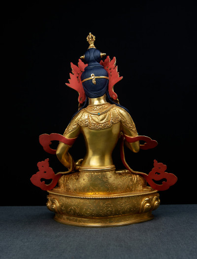 Vajrasattva- 13 inch 24k Full-gold antique