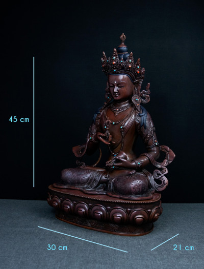 Vajrasattva- 18 inch Copper oxidized