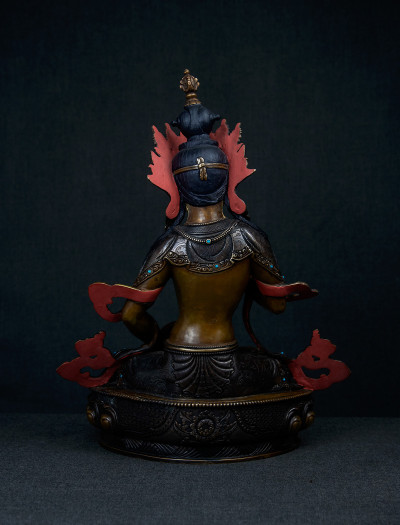 Vajrasattva- 13 inch Copper two-toned antique (2.1)