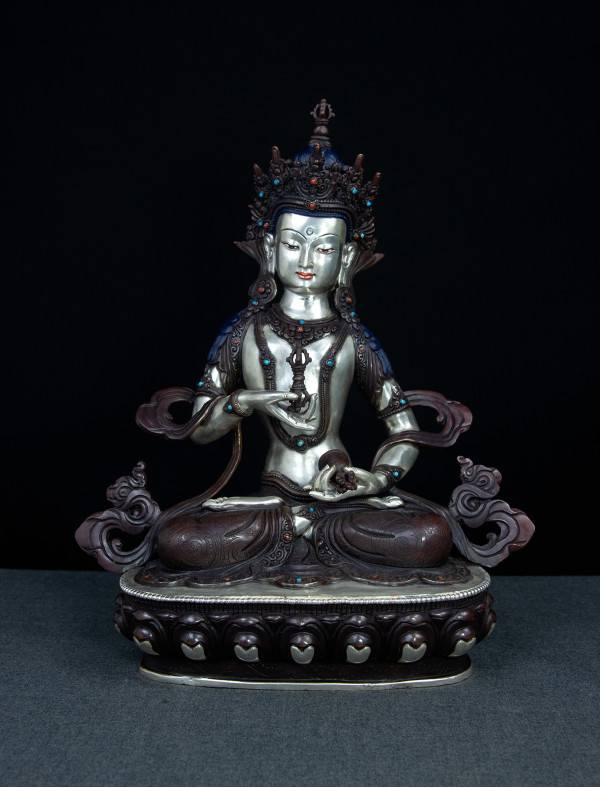 Vajrasattva- 13 inch Part-Silver antique (2.1)
