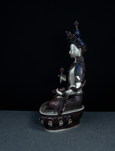Vajrasattva- 13 inch Part-Silver antique (2.1)
