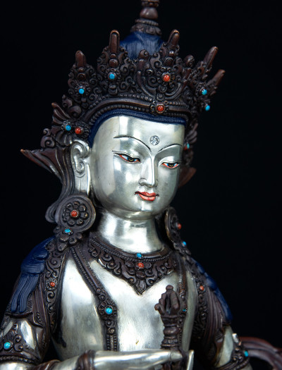 Vajrasattva- 13 inch Part-Silver antique (2.1)