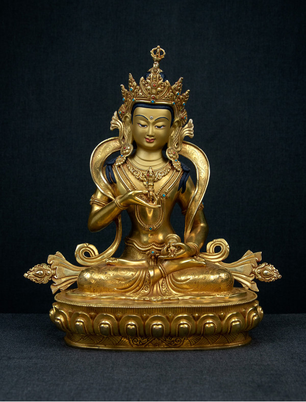 Vajrasattva- 12 inch Full-gold antique (4)
