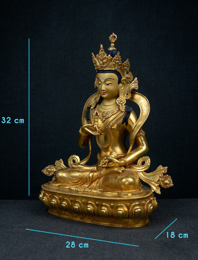 Vajrasattva- 12 inch Full-gold antique (4)