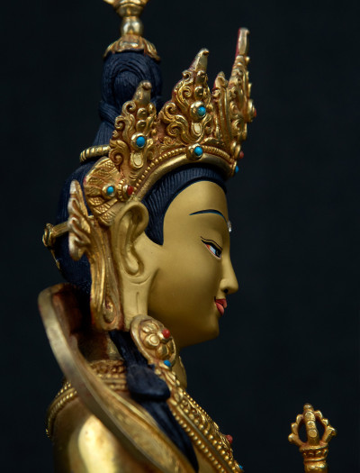 Vajrasattva- 12 inch Full-gold antique (4)