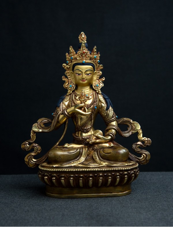 Vajrasattva- 8 inch 24k Part-gold 