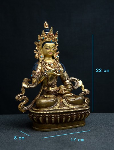 Vajrasattva- 8 inch 24k Part-gold 
