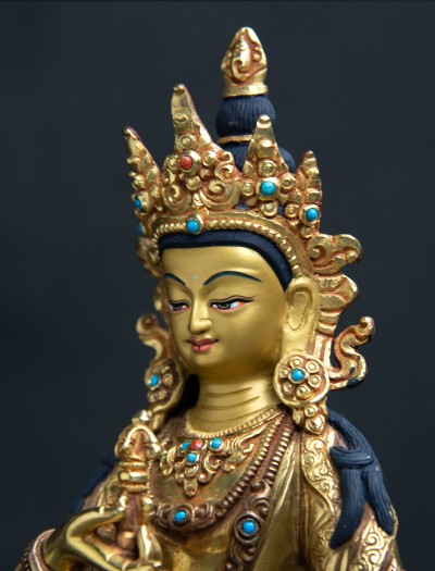 Vajrasattva- 8 inch 24k Part-gold 