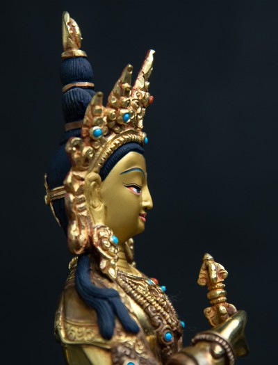 Vajrasattva- 8 inch 24k Part-gold 