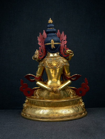 Vajrasattva Yabyum- Double lotus- 12 inch Full-gold antique (1.1)