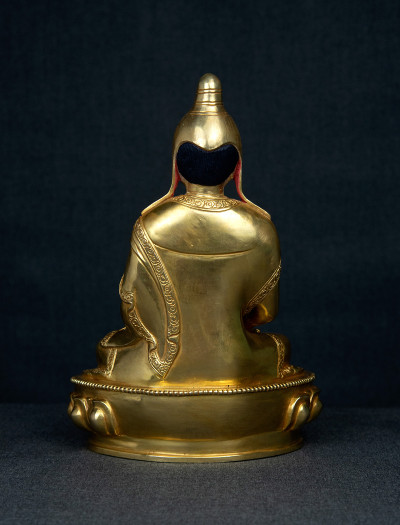 Vimalamitra- 9" inch 24k Full-gold antique