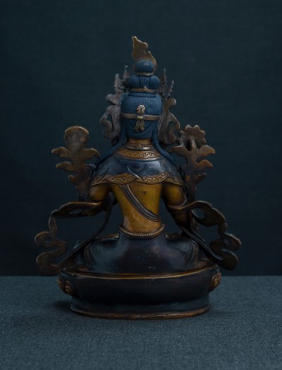White Tara- 8 inch Copper two-toned oxidized