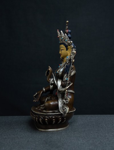 White Tara- 8 inch Part-Silver 