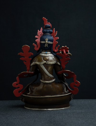 White Tara- 8 inch Part-Silver 